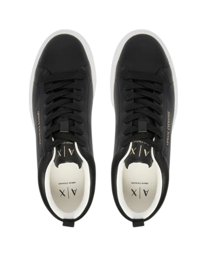 Sneakers Armani Exchange Donna Chunky Leather Black