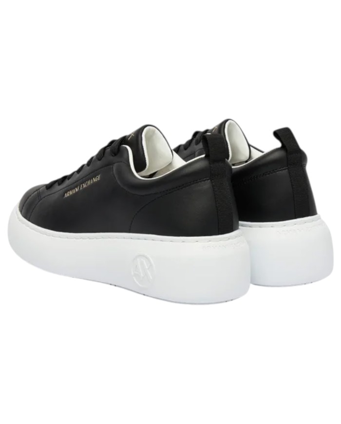 Sneakers Armani Exchange Donna Chunky Leather Black