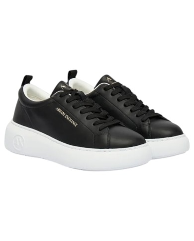 Sneakers Armani Exchange Donna Chunky Leather Black