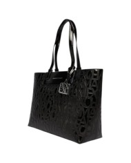 Shopper Armani Exchange Donna Embossed Logo Black