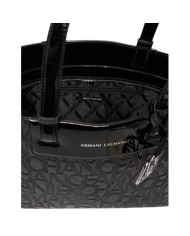 Shopper Armani Exchange Donna Embossed Logo Black
