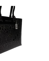 Shopper Armani Exchange Donna Embossed Logo Black