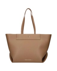 Shopper Armani Exchange Donna Line Logo Leather Narionette Brown