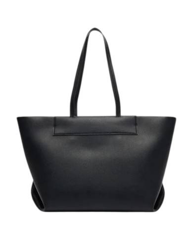 Shopper Armani Exchange Donna Line Logo Leather Black