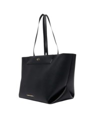 Shopper Armani Exchange Donna Line Logo Leather Black