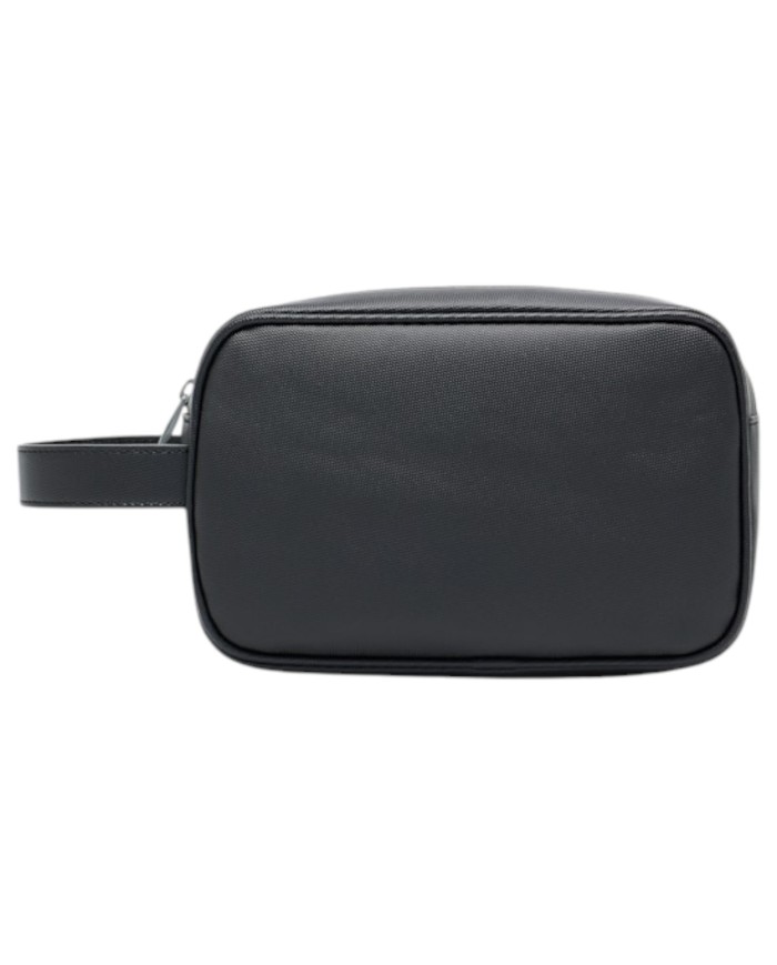 Pochette Armani Exchange Uomo Embossed Logo Leather Black Grey