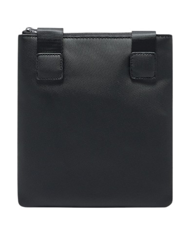 Borsello Armani Exchange Uomo Line Logo Leather Black Grey