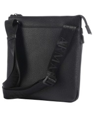 Borsello Armani Exchange Uomo Line Logo Leather Black