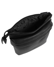 Borsello Armani Exchange Uomo Line Logo Leather Black