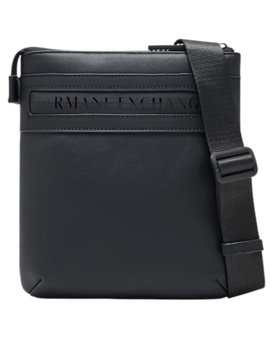 Borsello Armani Exchange Uomo Line Logo Leather Black