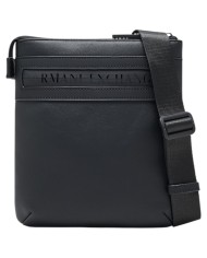 Borsello Armani Exchange Uomo Line Logo Leather Black