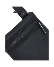 Borsello Armani Exchange Uomo Line Logo Leather Black