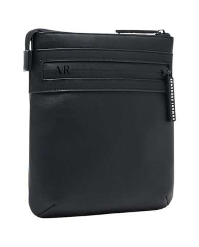 Borsello Armani Exchange Uomo Line Logo Leather Black