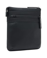 Borsello Armani Exchange Uomo Line Logo Leather Black
