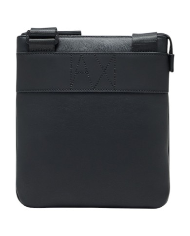 Borsello Armani Exchange Uomo Line Logo Leather Black