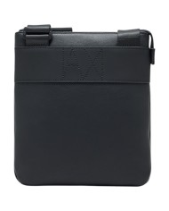 Borsello Armani Exchange Uomo Line Logo Leather Black