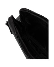 Pochette Armani Exchange Uomo Line Logo Leather Black