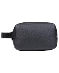 Pochette Armani Exchange Uomo Line Logo Leather Black