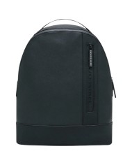 Zaino Armani Exchange Uomo Backpack Leather Petroleum Black
