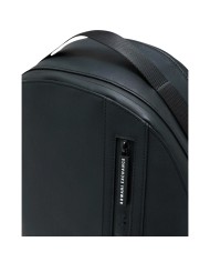 Zaino Armani Exchange Uomo Backpack Leather Petroleum Black