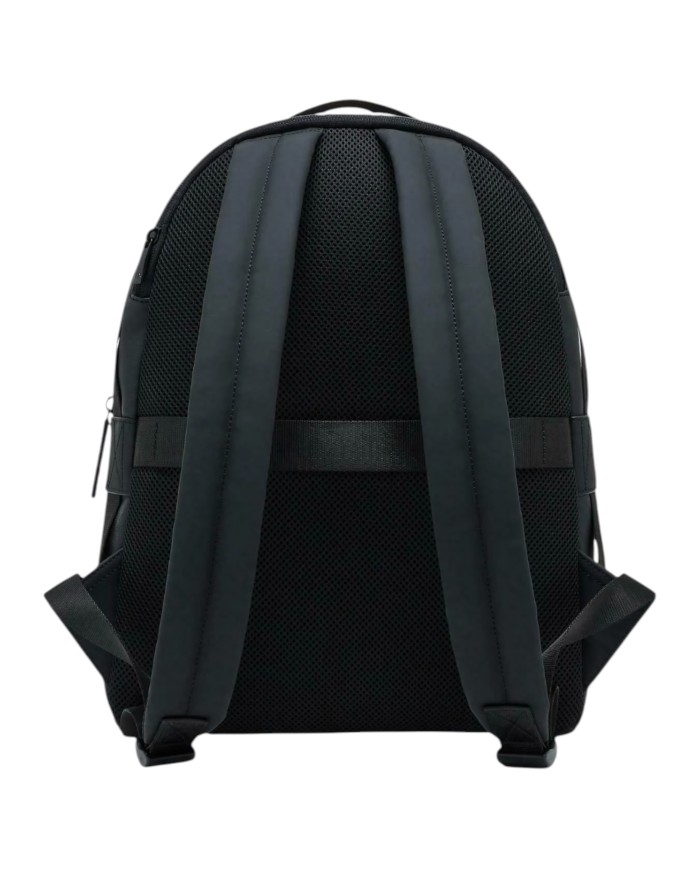 Zaino Armani Exchange Uomo Backpack Leather Petroleum Black