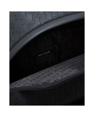 Zaino Armani Exchange Uomo A X Embossed Logo Leather Black