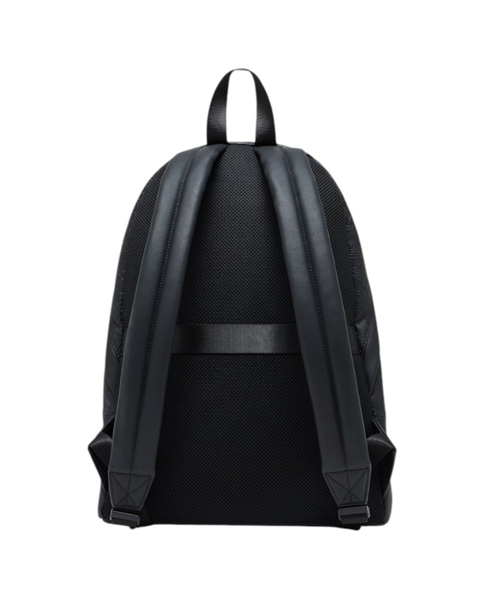 Zaino Armani Exchange Uomo A X Embossed Logo Leather Black