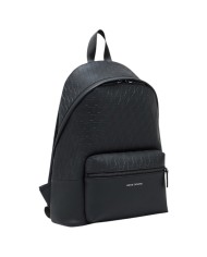 Zaino Armani Exchange Uomo A X Embossed Logo Leather Black