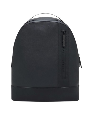 Zaino Armani Exchange Uomo Backpack Leather Black Black