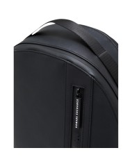 Zaino Armani Exchange Uomo Backpack Leather Black Black