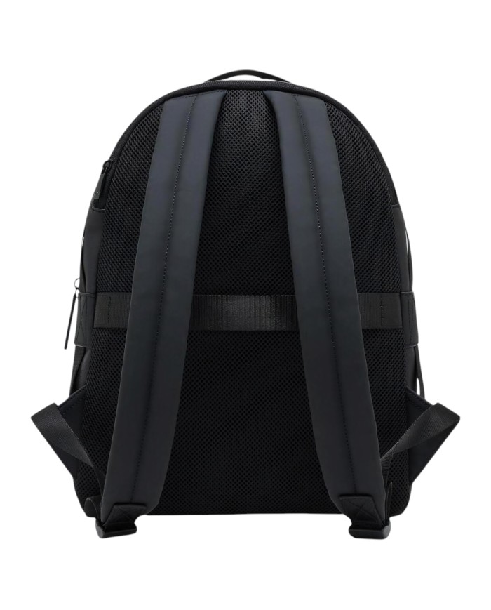Zaino Armani Exchange Uomo Backpack Leather Black Black