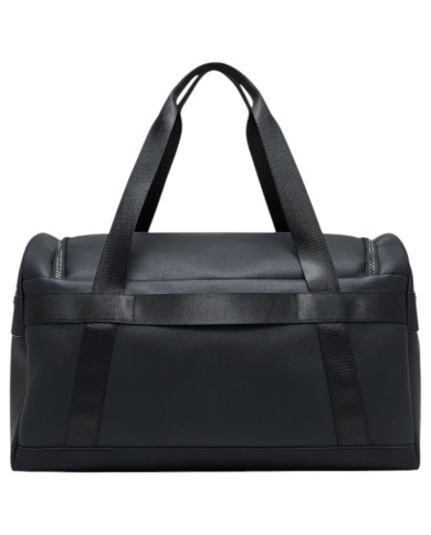 Borsone Armani Exchange Uomo Con Tracolla Line Logo Leather Black
