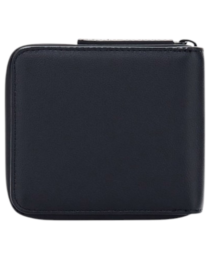 Portafoglio Armani Exchange Uomo Zip Around Leather Black