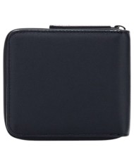 Portafoglio Armani Exchange Uomo Zip Around Leather Black