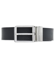 Cintura Armani Exchange Uomo Reversibile Leather Black Grey