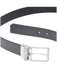 Cintura Armani Exchange Uomo Reversibile Leather Black Grey
