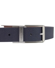Cintura Armani Exchange Uomo Reversibile Leather Navy Brown