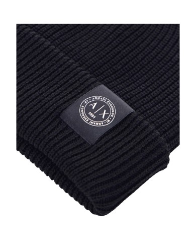 Cappello Armani Exchange Uomo Beanie Hat Black