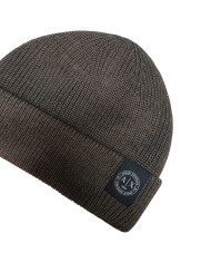 Cappello Armani Exchange Uomo Beanie Hat Beige Melange Brown