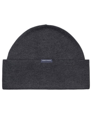 Cappello Armani Exchange Uomo Beanie Hat Falcon Melange Grey