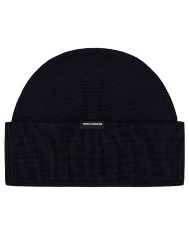 Cappello Armani Exchange Uomo Beanie Hat Black