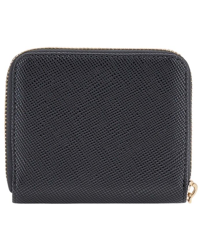 Portafoglio Donna Guess Laurel II Slg Saffiano Leather Black