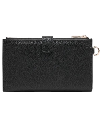Portafoglio Donna Guess Amorette Slg Saffiano Leather Black