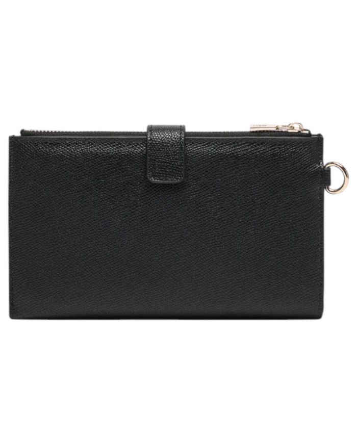 Portafoglio Donna Guess Amorette Slg Saffiano Leather Black