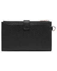 Portafoglio Donna Guess Amorette Slg Saffiano Leather Black