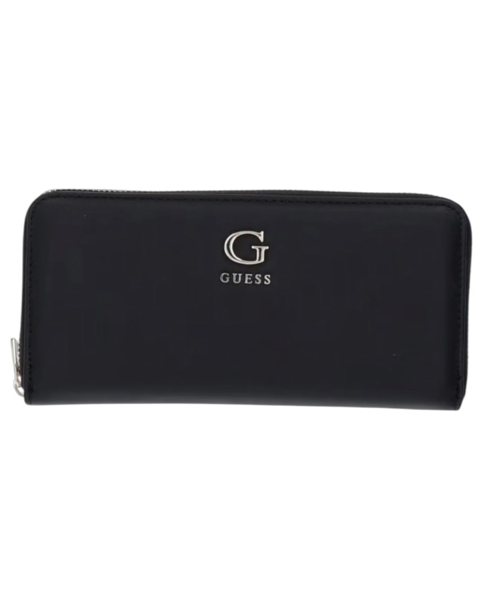 Portafoglio Donna Guess Coleen Slg G Logo Leather Black