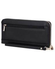 Portafoglio Donna Guess Coleen Slg G Logo Leather Black