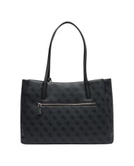 Shopper Donna Guess Noelle 4 G Logo Leather Coal Black