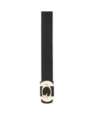 Cintura Donna Guess Coleen 4 G Logo Reversibile Leather Black Coal
