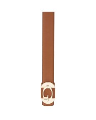 Cintura Donna Guess Coleen 4 G Logo Reversibile Leather Cognac Beige